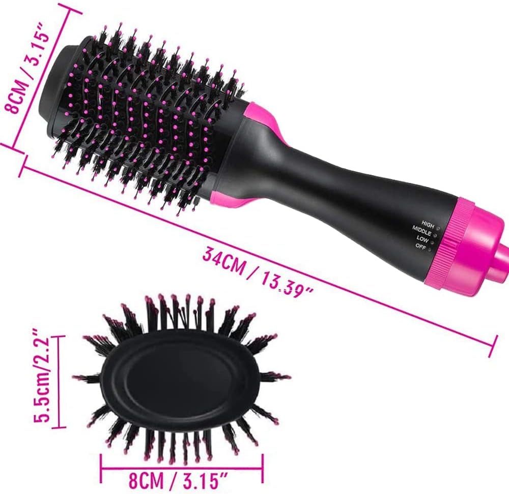Hot Air Brush 4 IN 1 Hair Dryer Brush,One Step Hair Dryer