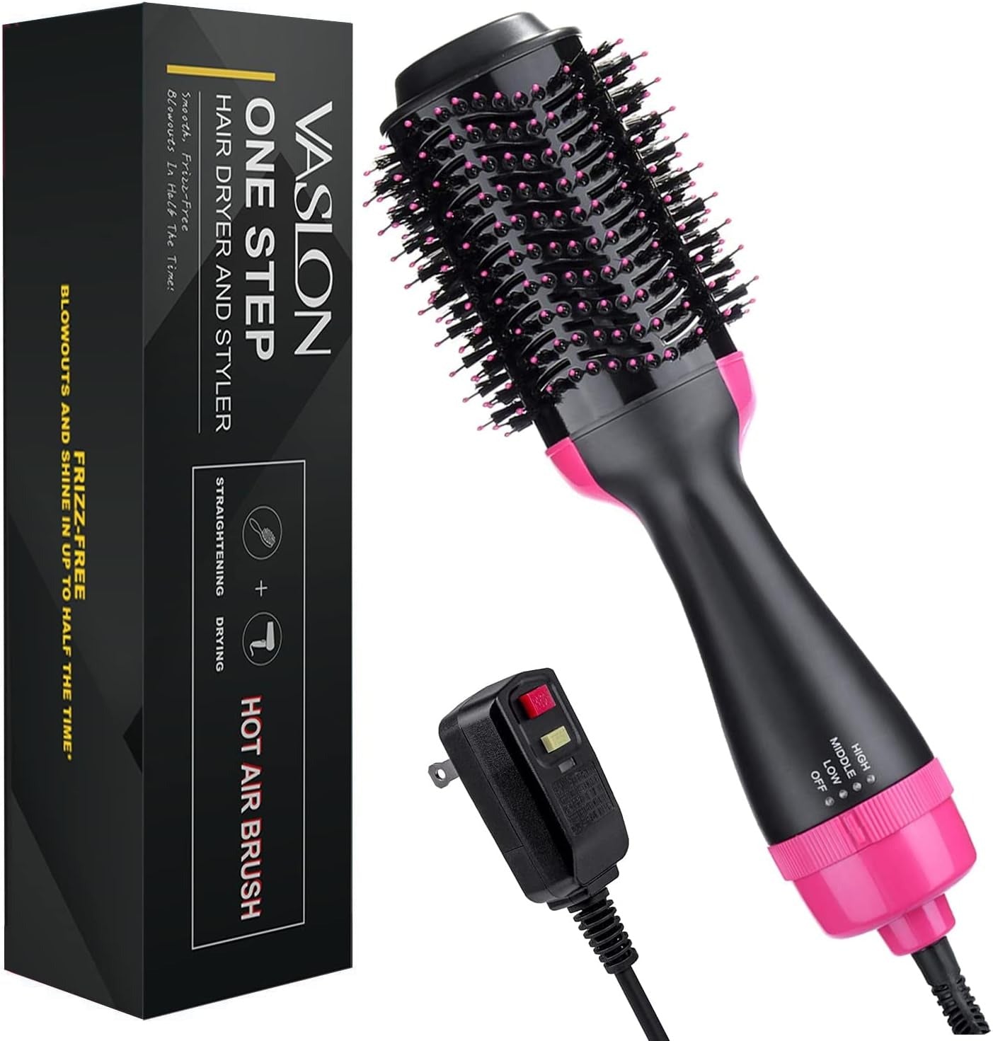 Hot Air Brush 4 IN 1 Hair Dryer Brush,One Step Hair Dryer