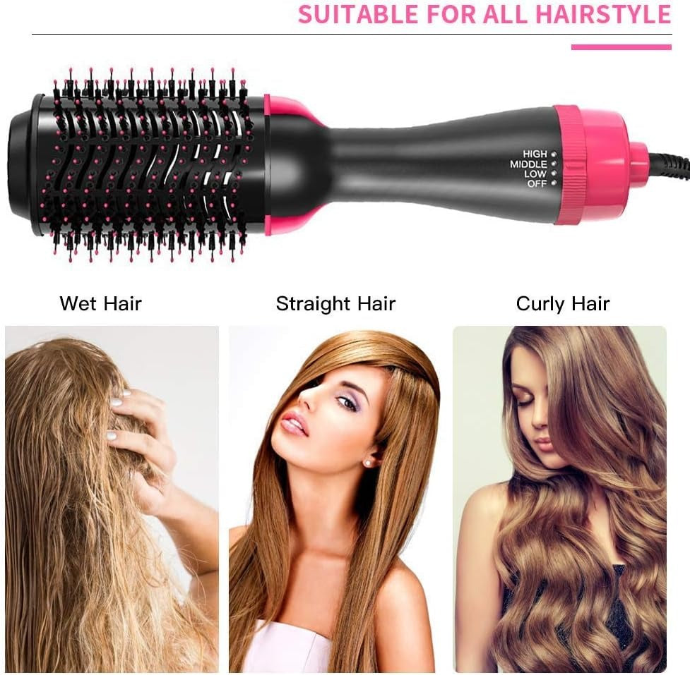Hot Air Brush 4 IN 1 Hair Dryer Brush,One Step Hair Dryer