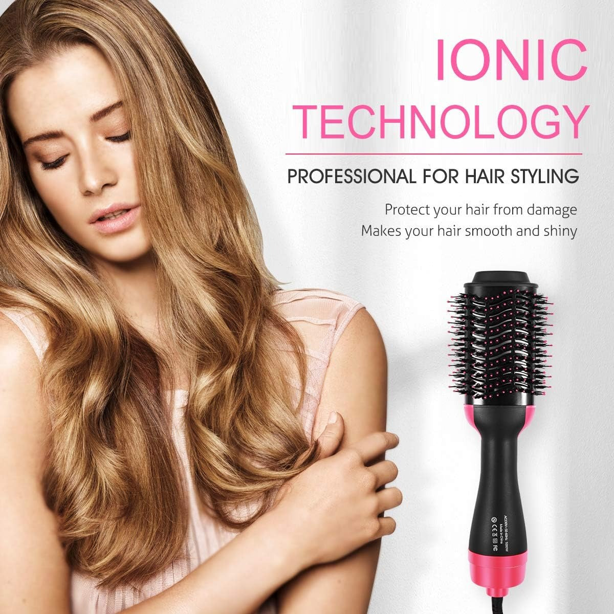 Hot Air Brush 4 IN 1 Hair Dryer Brush,One Step Hair Dryer