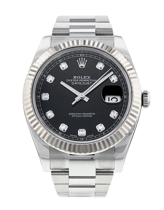 Datejust Steel Black Dial 41mm